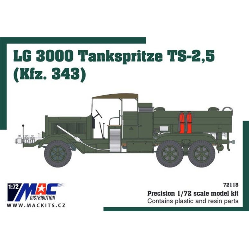 1/72 LG3000 Kfz 343 Tankspritze TS-2.5 (Kfz.343)