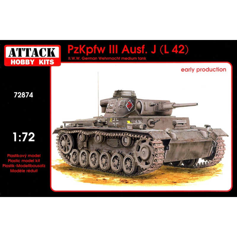 1/72 Pz.Kpfw. III Ausf. J (L42)