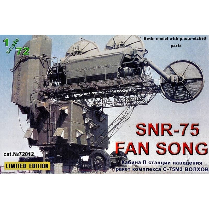 1/72 SNR-75 FAN SONG (Resin Model with Photo-Etched Parts)