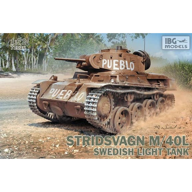 1/72 Stridsvagn M/40 Swedish Light Tank