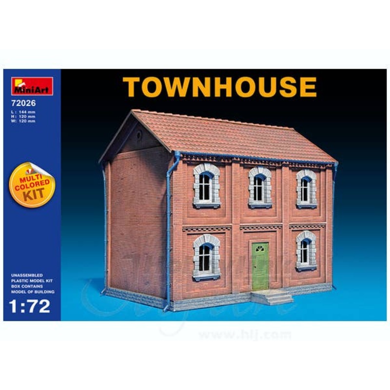 1/72 Town House (Multicolor Kit/6 Colors)
