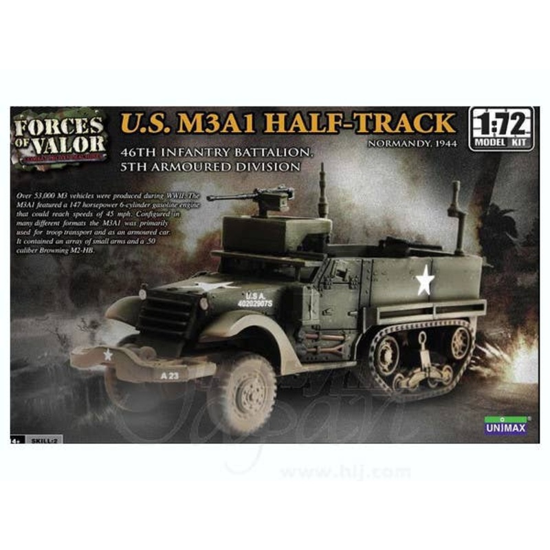 1/72 US M3A1 Half-Track Normandy 1944