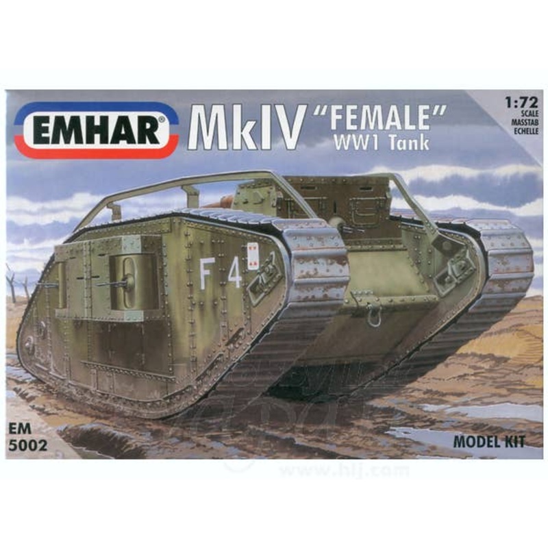 1/72 WWI Tank Mk.IV Female