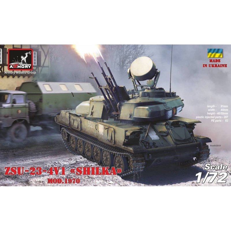 1/72 ZSU-23-4V1 Shilka mod.1970, Soviet AA SPG