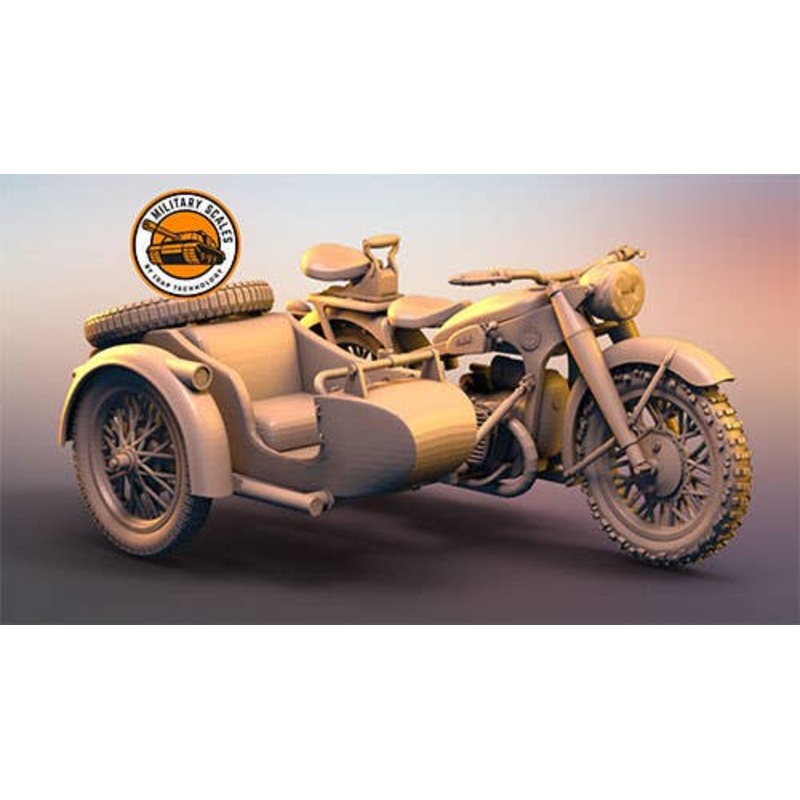 1/48 Germany BMW R-12 Military Sidecar