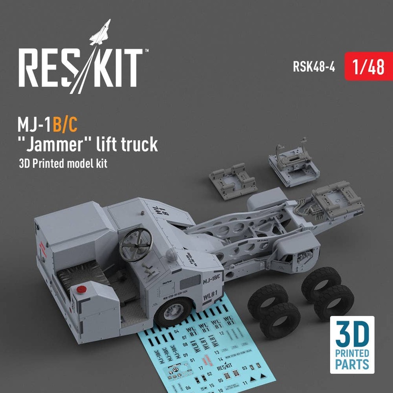 1/48 MJ-1B/C Jammer lift truck (3D Printed model kit)