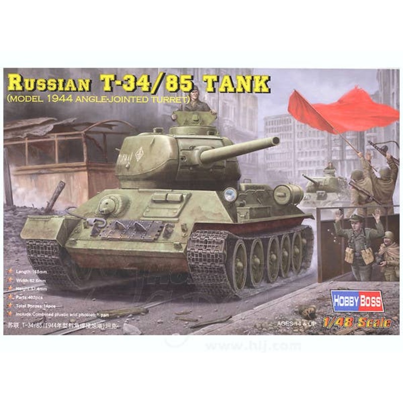 1/48 Russian T-34/85 1944 "Angle-Jointed Turret"