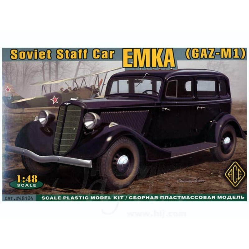 1/48 Soviet GAZ-M1 Staff Car Emka