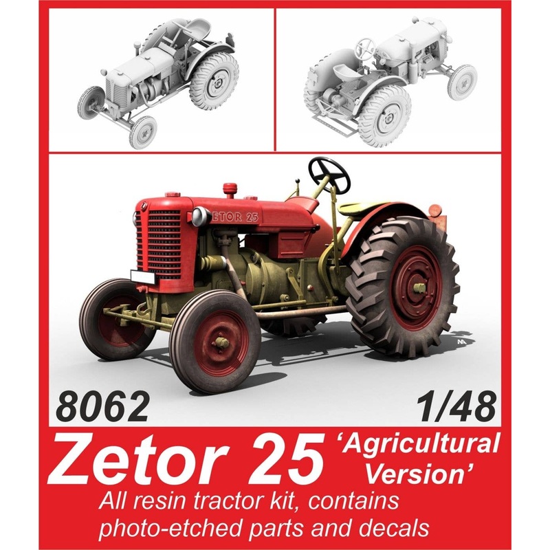1/48 Zetor 25 Agricultural Version