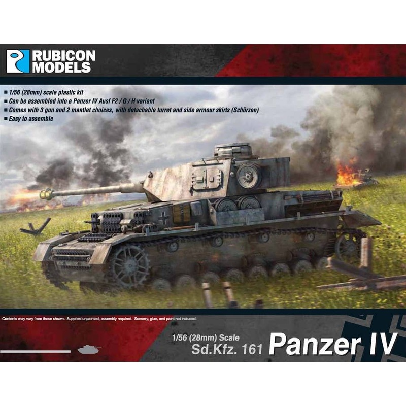 1/56 Sd.Kfz. 161 Panzer IV - Mid & Late War (Ausf F2, G, or H)