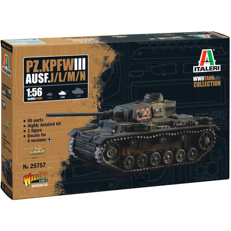 1/56 WW.II German Army Panzer III J/L/M/N type