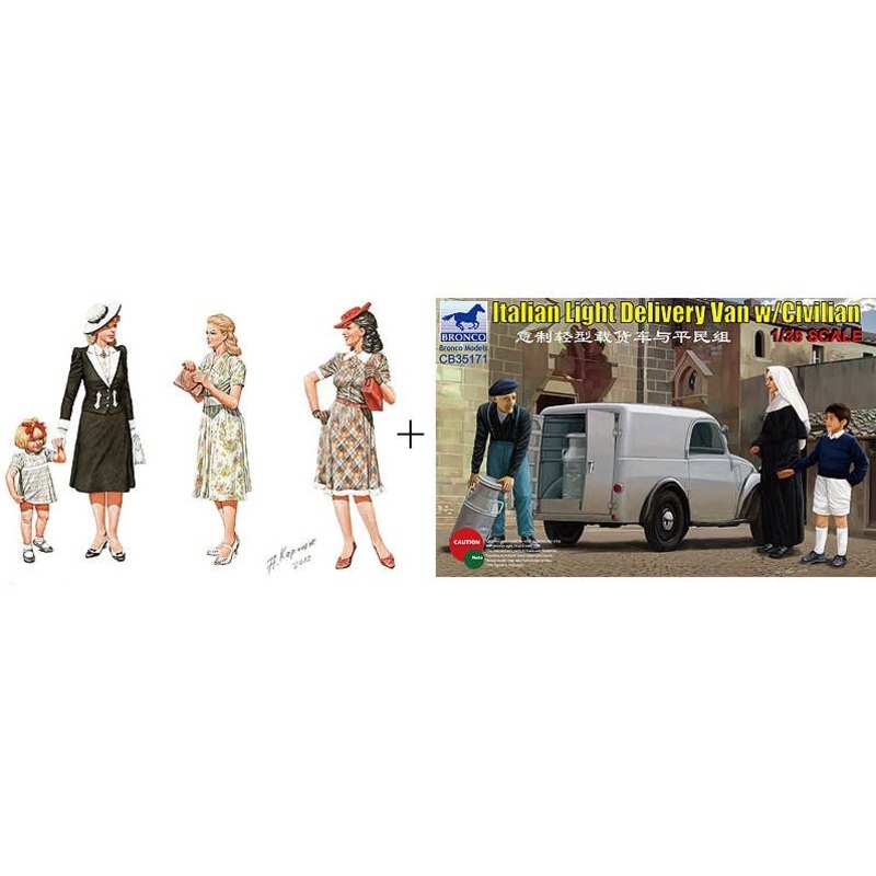 1/35 Collaboration Private Women + Italian Minivan