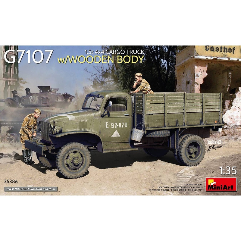 1/35  G7107 1.5t 4x4 Cargo Truck w / Wooden Body