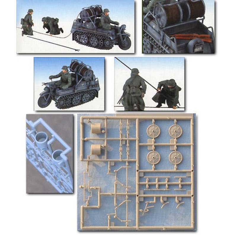 1/35 Kettenkraftrad w/Field Cable