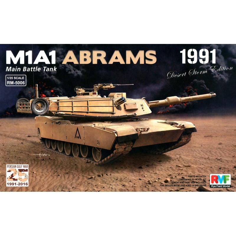 1/35 M1A1 Abrams Main Battle Tank 1991 Desert Storm Edition