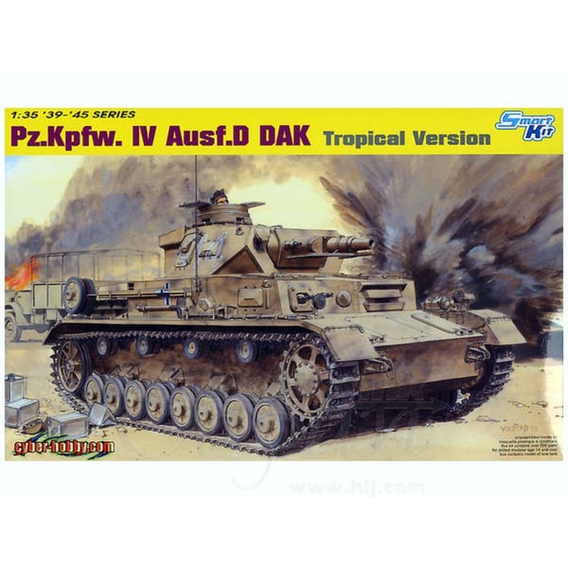 1/35 Pz.Kpfw. IV Ausf.D DAK, Tropical Version