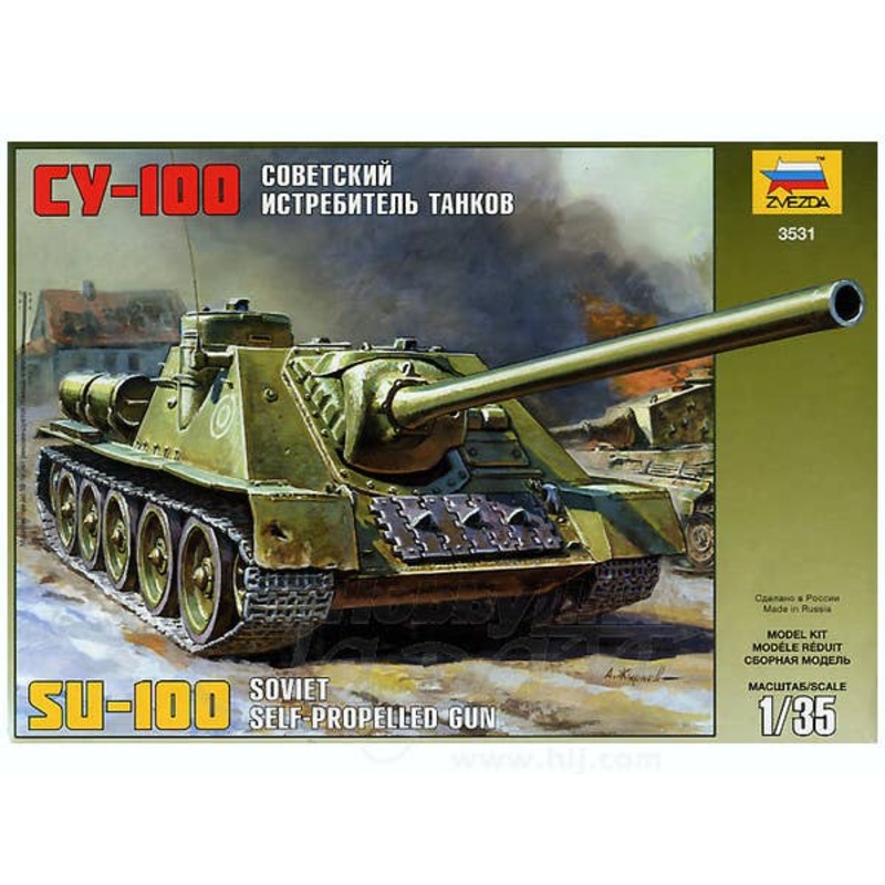 1/35 SU-100 Soviet Self-Propelled Gun