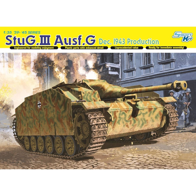 1/35 WWII German StuG III Type G, produced in December 1943, Magic Track/3D Printed Parts/Metal Schulzen Included, Luxury kit
