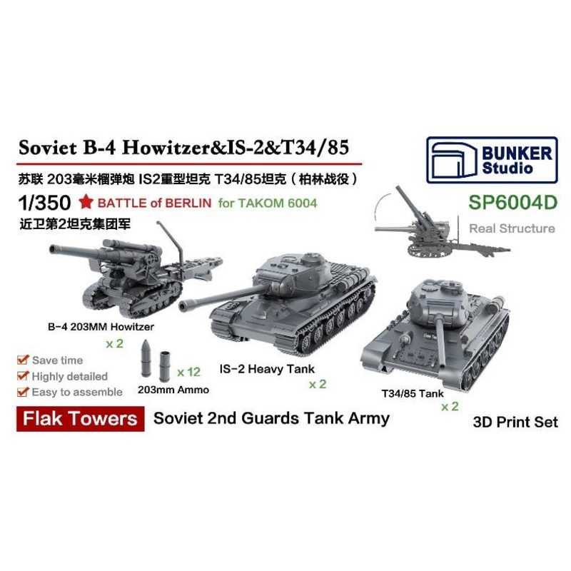 1/350 Soviet 2nd Guard Tank Corps "Battle Of Berlin" (For TAKOM TKO6004)