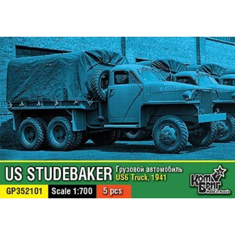 1/350 U.S. Studebaker US6 Truck (x5) 1941