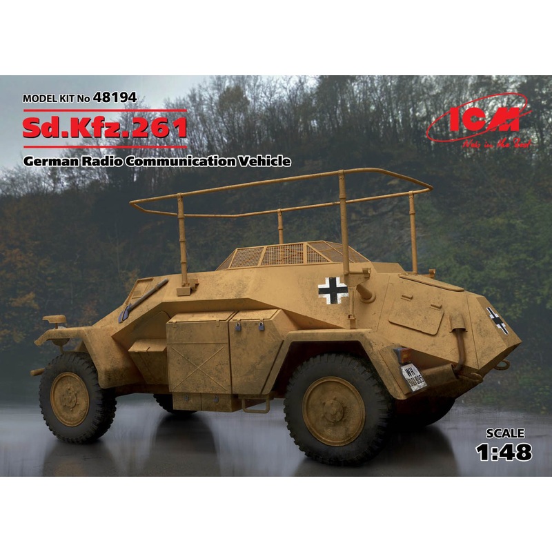 1/48 German Sd.Kfz.261 Radio Armored Vehicle