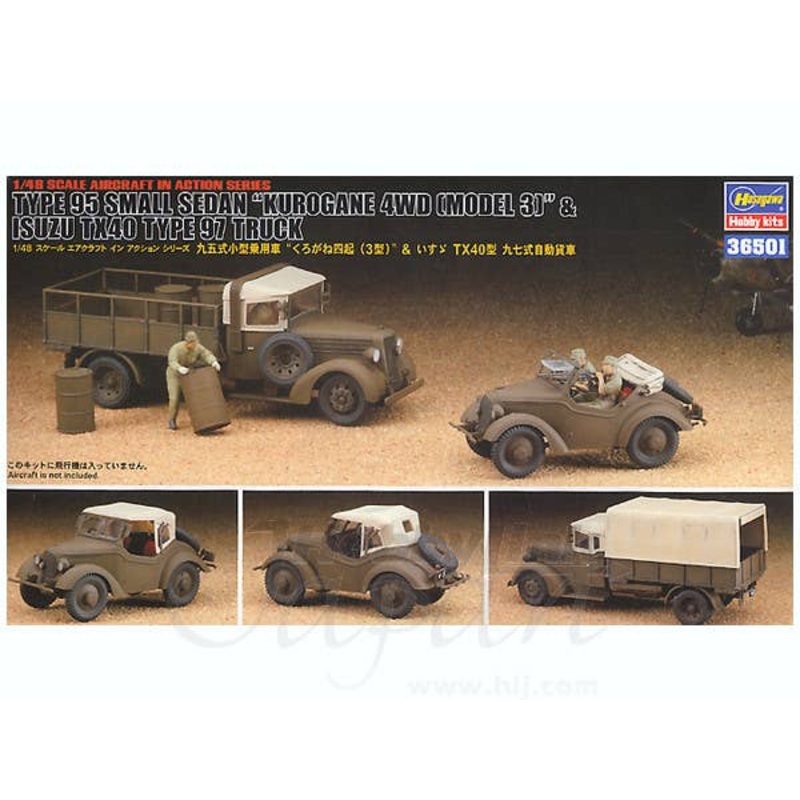 1/48 Kurogane 4WD Type 95 & Isuzu TX40 Type 97