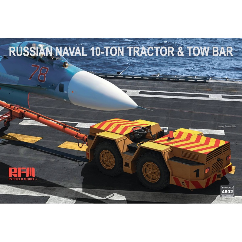 1/48 RUSSIAN NAVAL 10-TON TRACTOR & TOW BAR