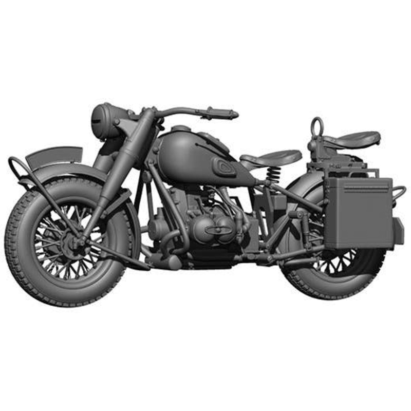 1/48 WWII German R75 Military Motorcycle