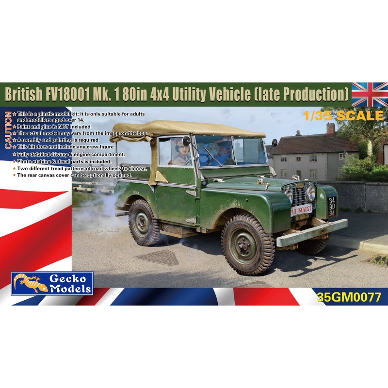 1/35 British FV18001 Mk. 1 80in 4x4 Utility Vehicle (late Prod.)