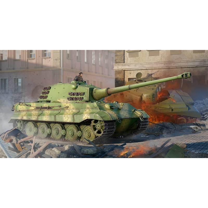 1/35 German Heavy Tank King Tiger (Henschel Turret with 105mm Gun)