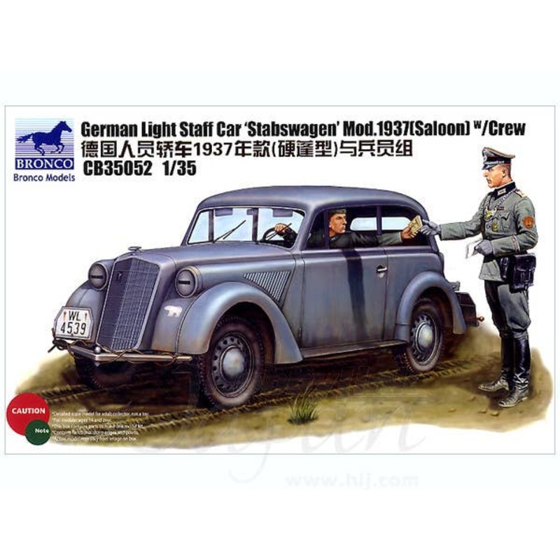 1/35 German Light Staff Car Stabswagen Mod.1937 Saloon