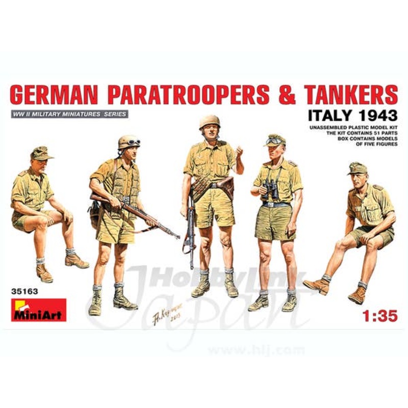 1/35 German Paratroopers & Tankers Italy 1943
