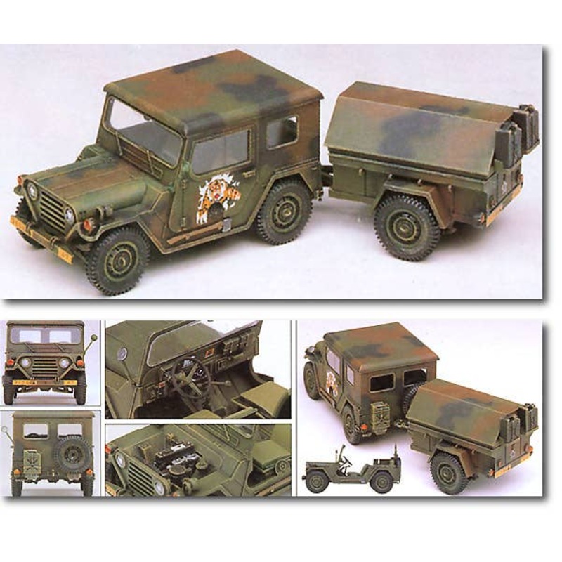 1/35 M151A2 Hard Top w/Trailer