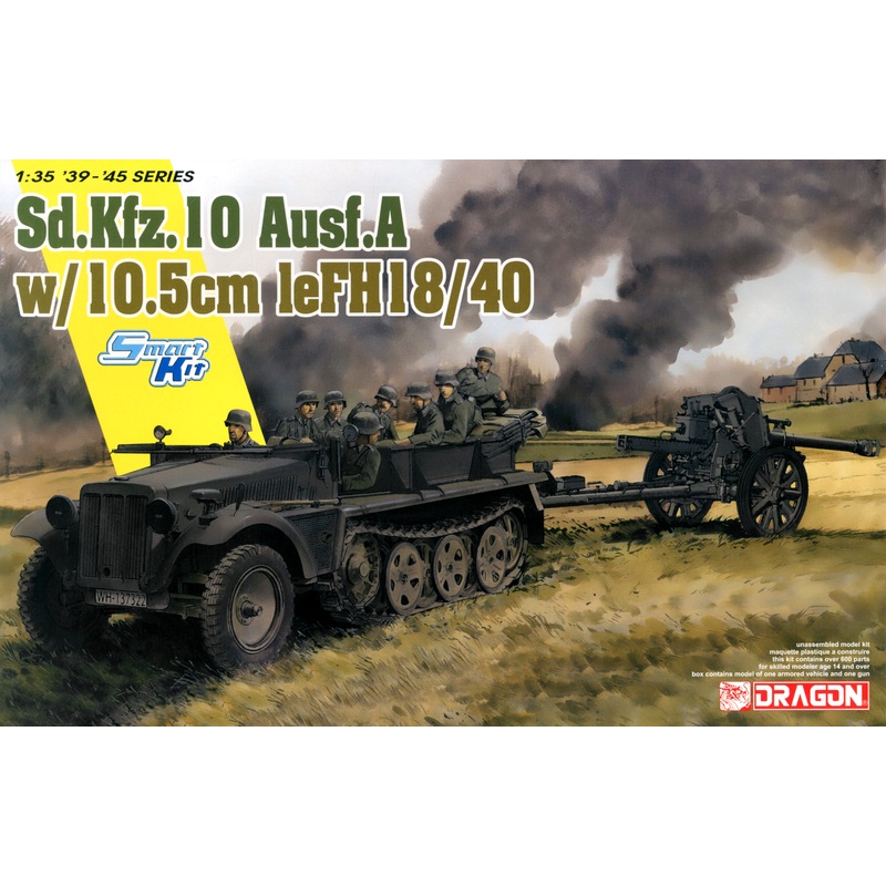 1/35 Sd.Kfz.10 + 10.5cm le.FH.18/40