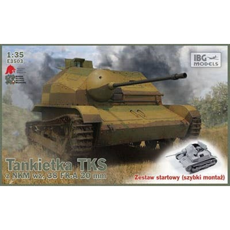1/35 TKS Polish Tankette with 20mm NKM wz. 38 FK-A