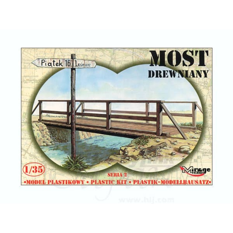 1/35 Wooden Bridge Most Drewniany