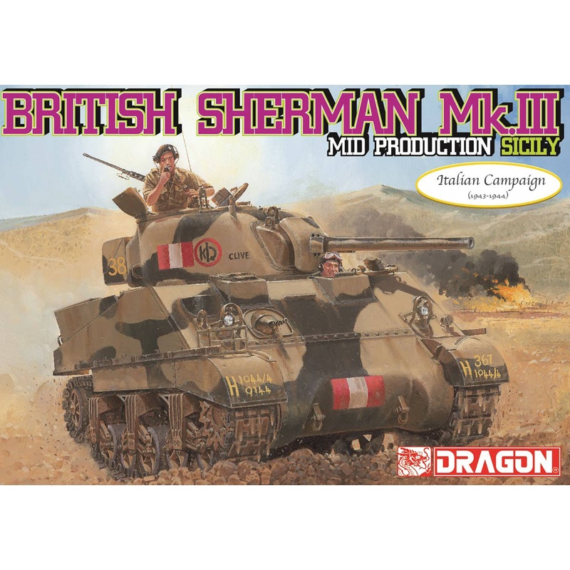 1/35 WW.II British Army Sherman Mk.III Mid-term Production Type