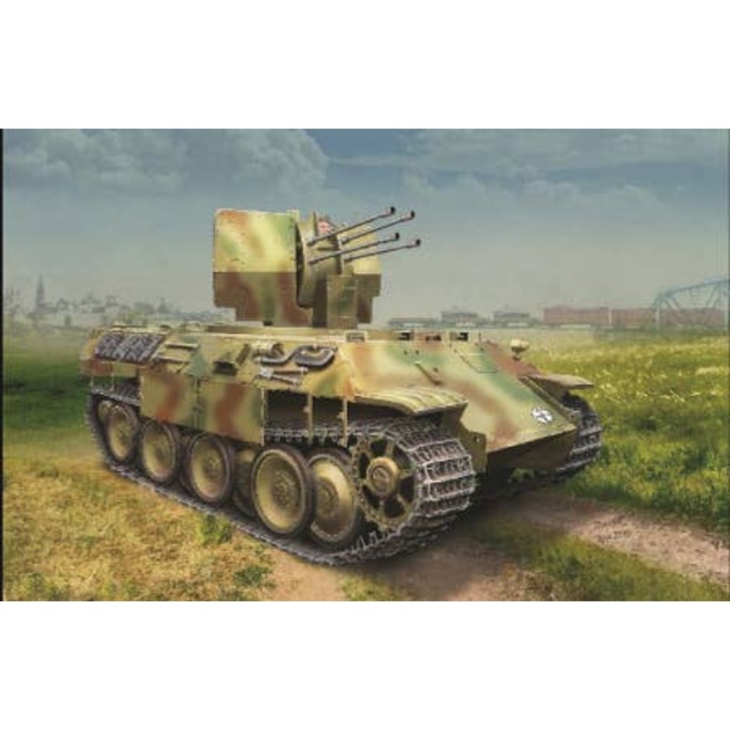 1/35 WW.II German Panther D Anti-Aircraft Tank 653rd Heavy Tank Battalion Magic Track/Night Vision Device Included