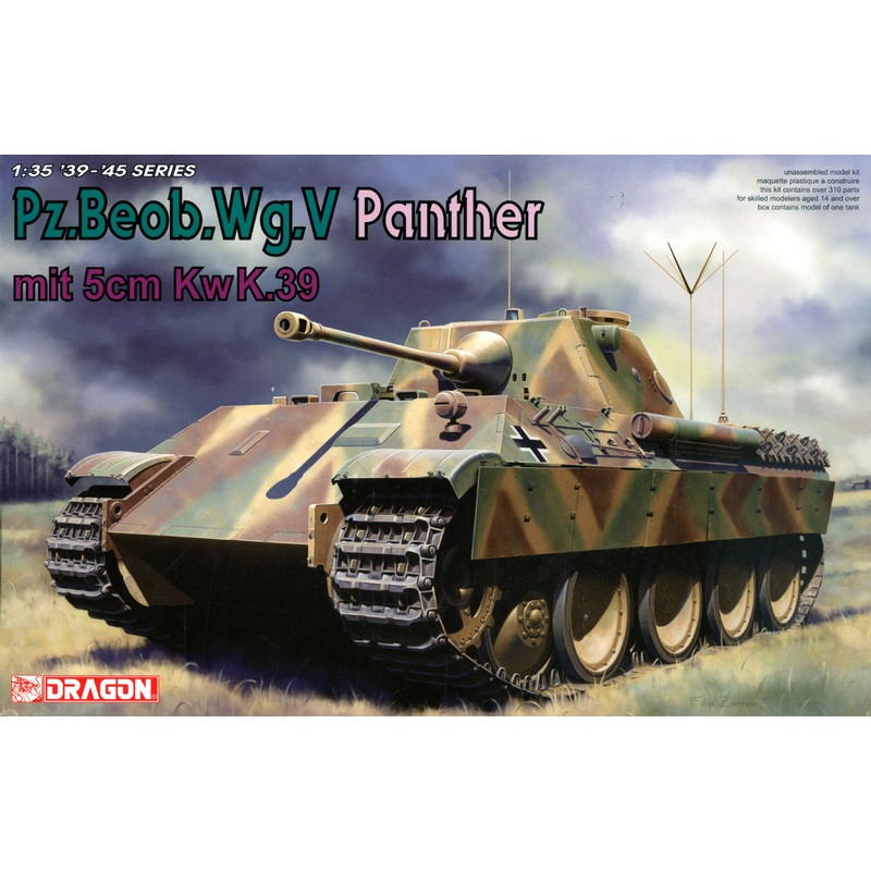 1/35 WWII Pz.Beob.Wg.V Panther mit 5cm KwK.39
