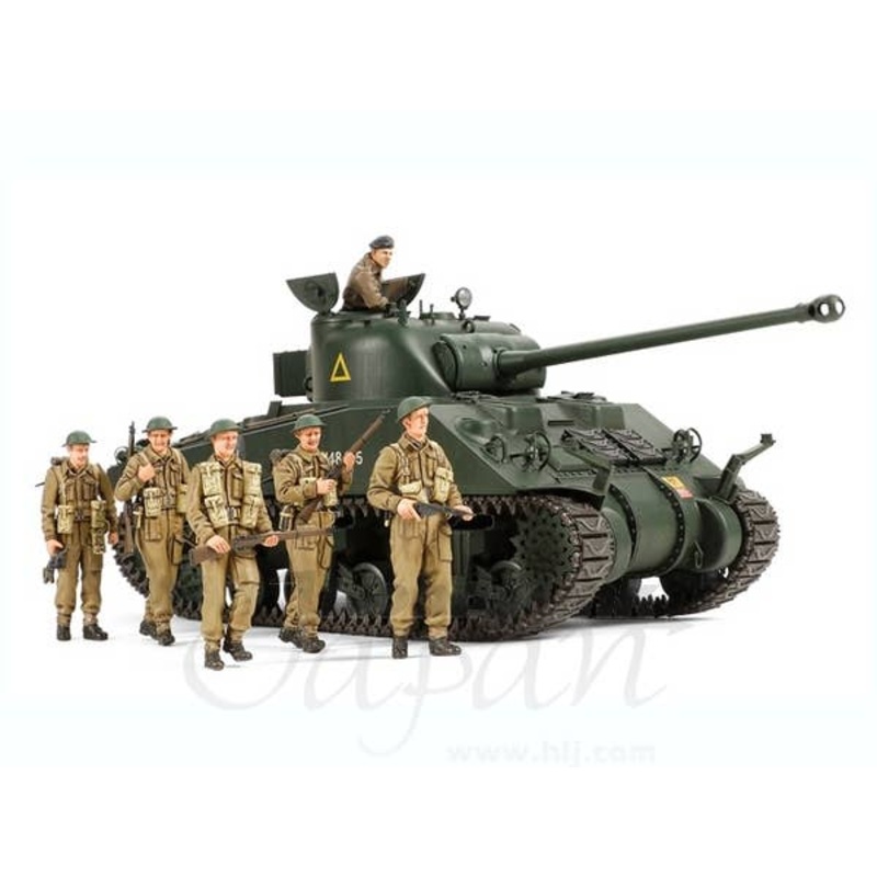 1/35 British Sherman VC Firefly (w/6 Figures)