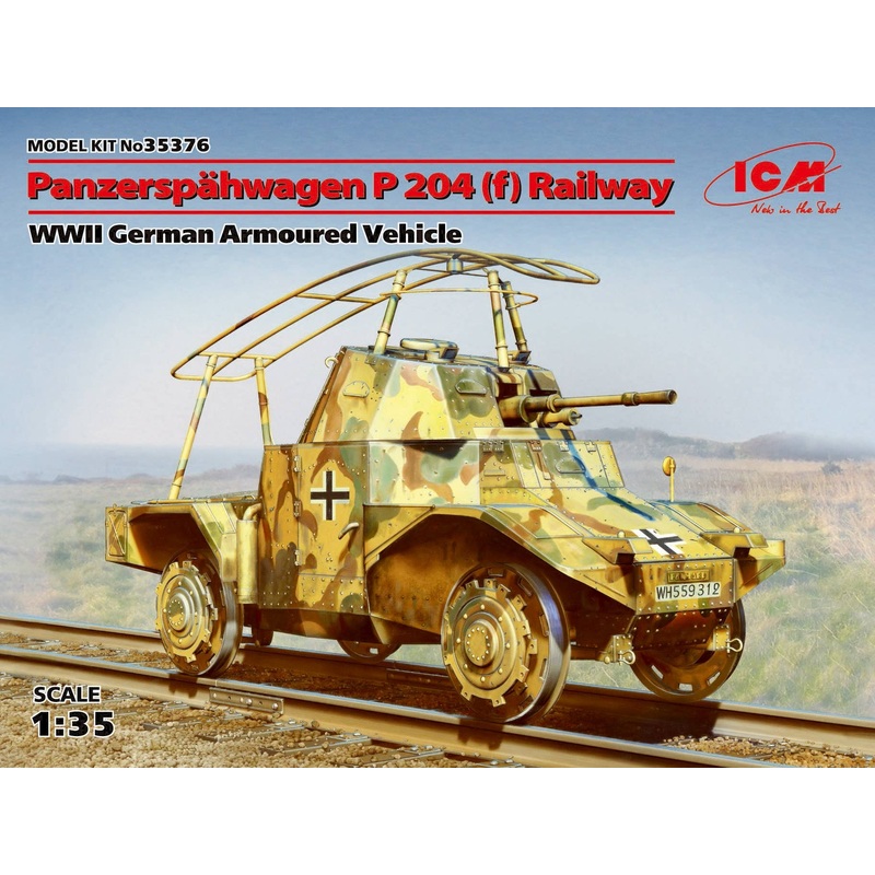 1/35 German Panzerspahwagen P204(f) Railway