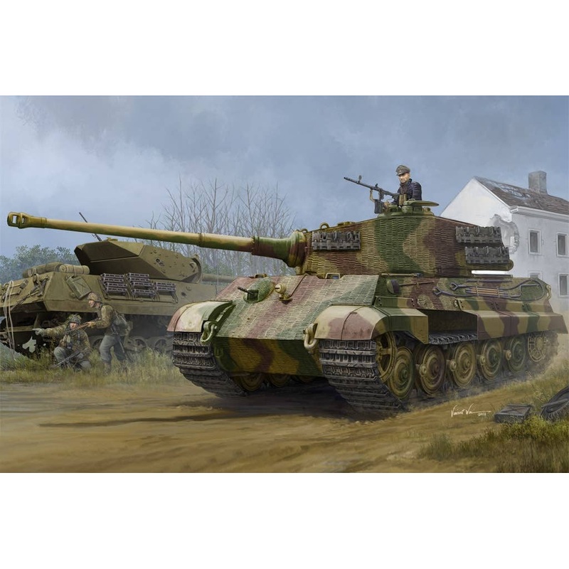 1/35 Pz.Kpfw.VI Sd.Kfz.182 Tiger II (Henschel 1944 Production) w/Zimmerit