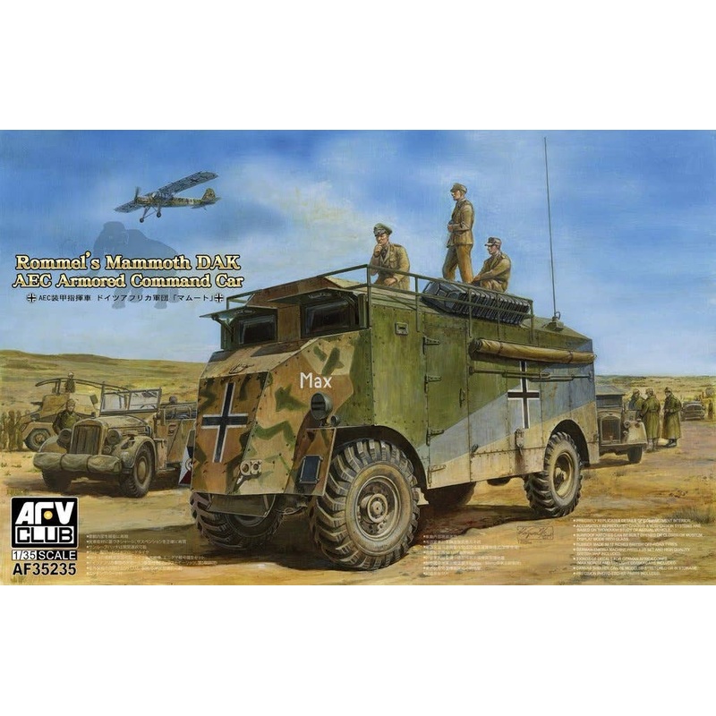 1/35 Rommel's Mammoth DAK-AEC Armored Command Car