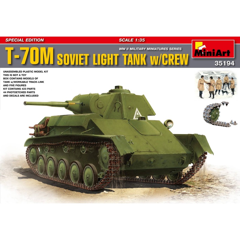 1/35 T-70M Soviet Light Tank w/Crew (Special Edition)