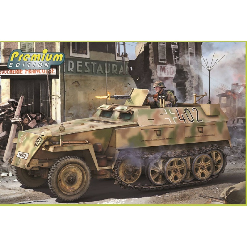 1/35 WW.II German Army Sd.Kfz.250 /5 Neu Armored Observation Vehicle Magic Track / Metal Vehicle Width Pole / Gen2 Small Arms & Equipment Parts Included Luxury Specifications