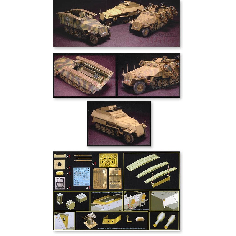 Sd.Kfz.251/7, 251/21, 251/1 3pcs Set