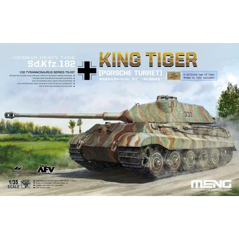1/35 German Heavy Tank Sd.Kfz.182 King Tiger (Porsche Turret) (Limited Edition)