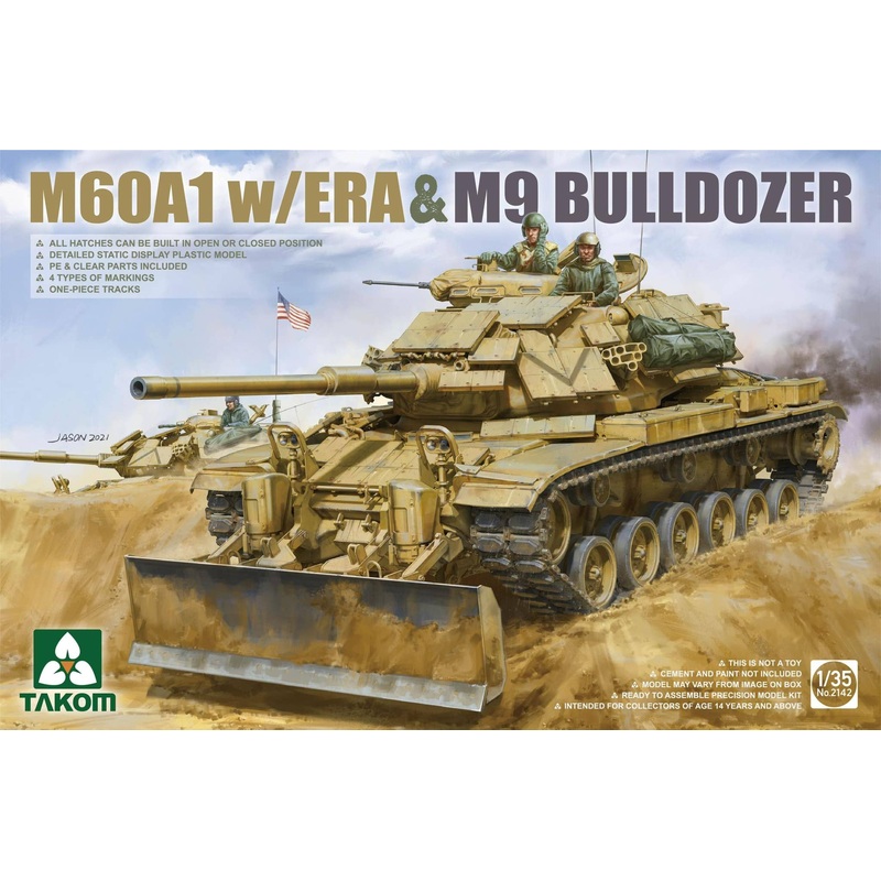 1/35 M60A1 w/ERA & M9 Bulldozer