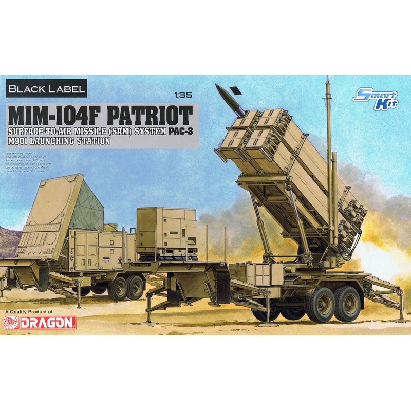 1/35 MIM-104F Patriot Surface-to-Air Missile (SAM) System PAC-3 M901 Launching Station