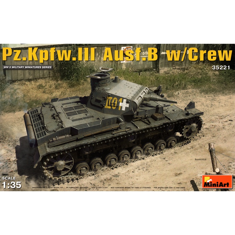 1/35 Pz.Kpfw.III Ausf.B with Crew